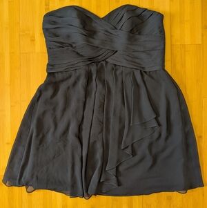 David's Bridal NavyBlue strapless Dress - 18